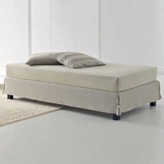 White Sommier Bed Base