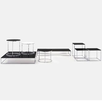 Link Glass Coffee & Side Tables