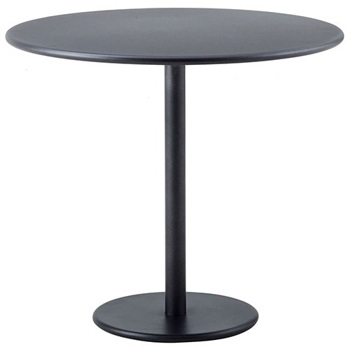 outdoor black bistro table