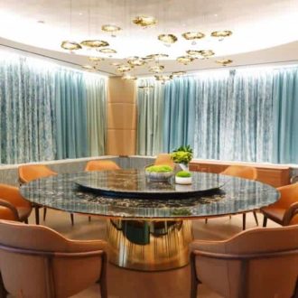 UFO lazy susan table