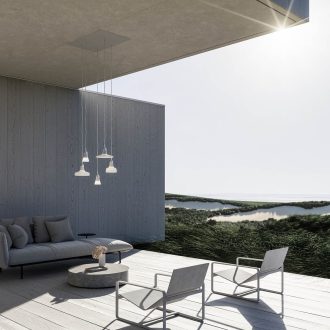 Shadow outdoor pendant lights