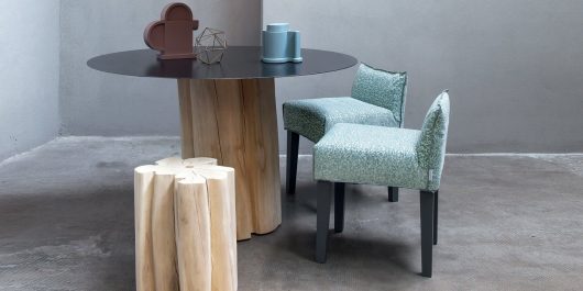 Brick Trunk Side Table