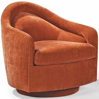 Tear Drop Swivel Armchair