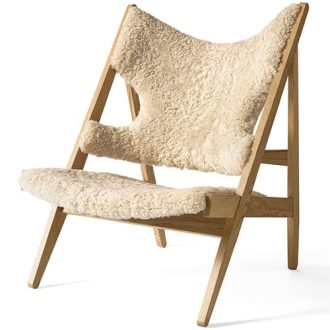 Knitting Lounge Chair Sheepskin