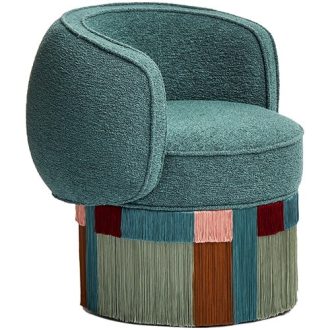 Clunis Geo Swivel Armchair
