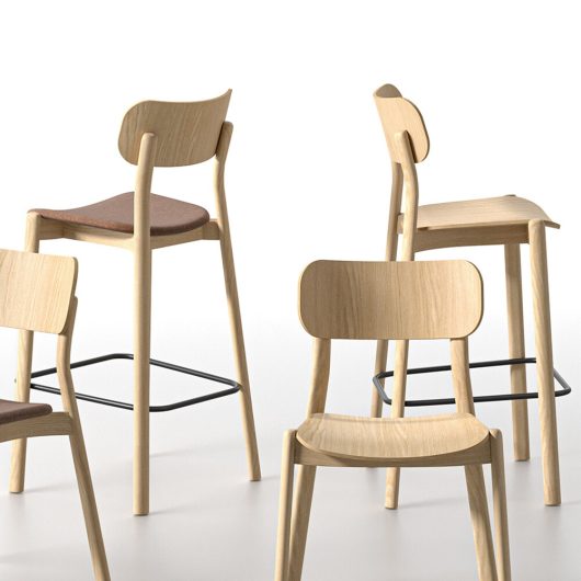 Kiyumi Wood Stool