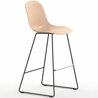 Mani Wood Stool Sled Base