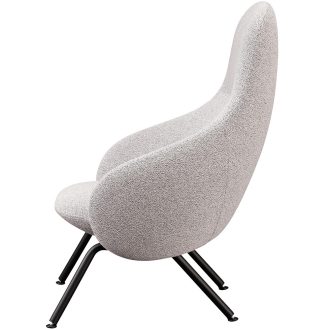 Nebula Armchair With Metal Legs