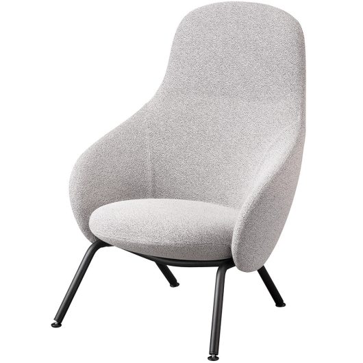 Nebula Armchair With Metal Legs