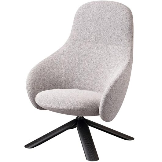 Nebula Armchair With Wood Legs