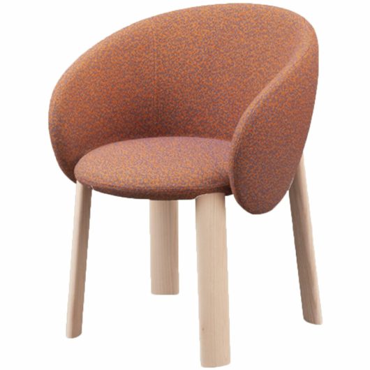 Nebula Chair With Wood Legs