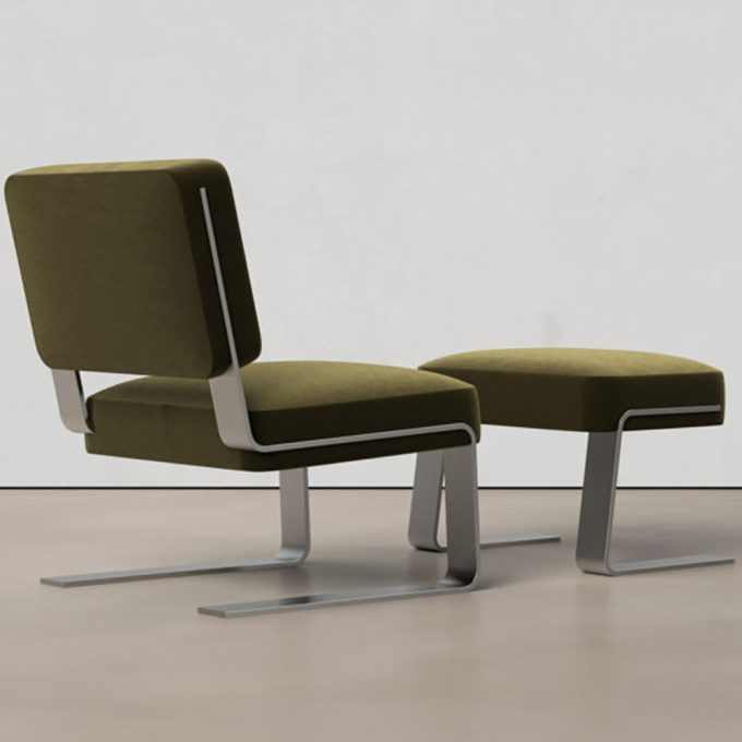 Victor Lounge Chair & Ottoman