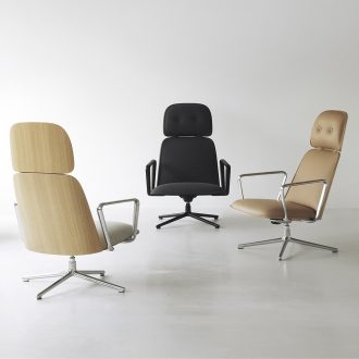 Pad High Armchair Swivel