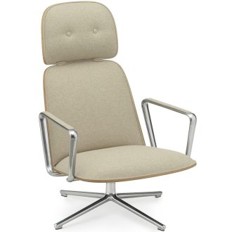 Pad High Armchair Swivel