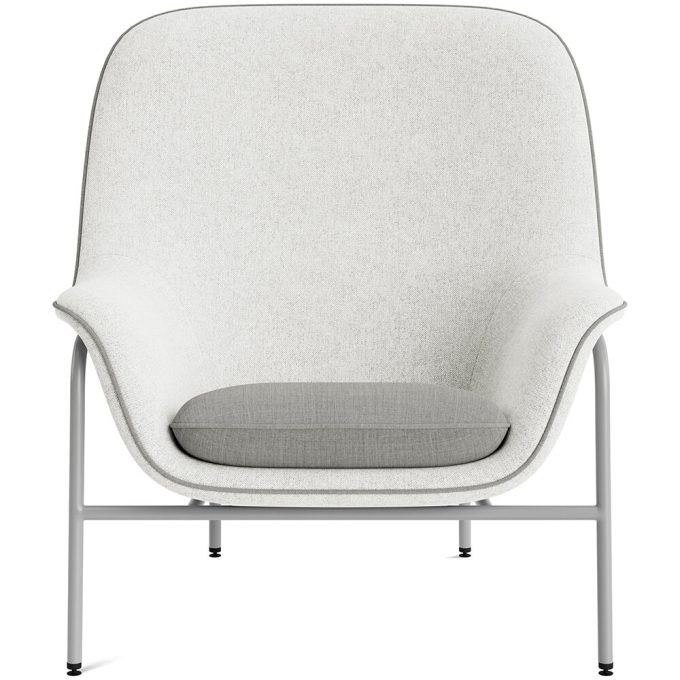 Drape High Back Lounge Chair Metal Legs Drape High Back Lounge Chair Metal Legs