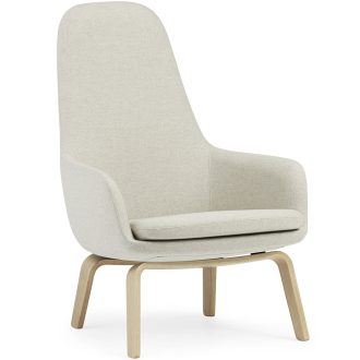 Era High Armchair Wood Legs