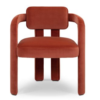 Double arch dining chair